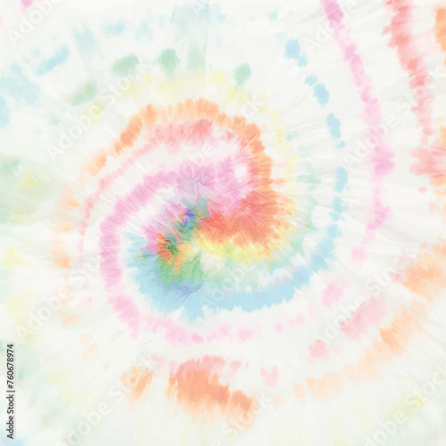 Spiral Tie Dye Swirl. Vector Tie Dye Paint. Circle Print. Abstract Red Tie Dye. Rainbow Tiedye Pattern. Pastel 1960 Pattern Soft Pastel Tye Dye. Green Color Swirl Background. Rainbow Tiedye.
