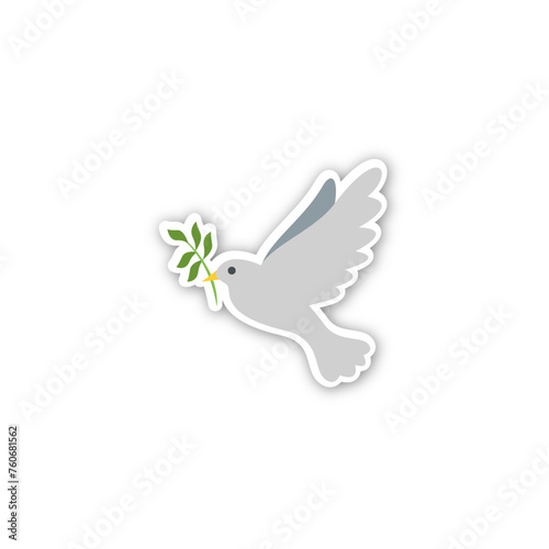 Dove Icon. Emoji Vector. Colorful Icon. Icon Vector. Icon Design