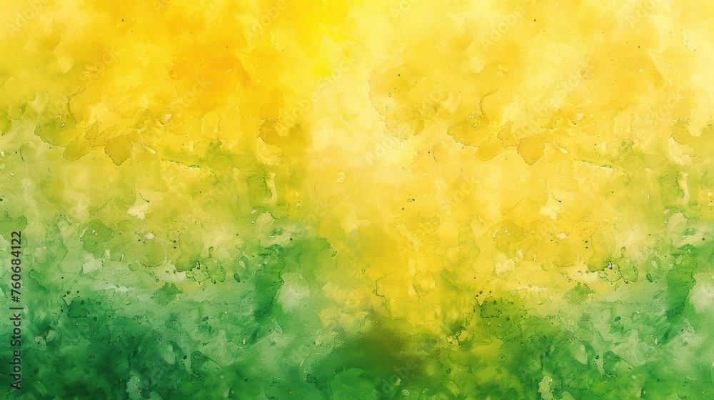  yellow and green watercolor background telephoto lens photorealistic 