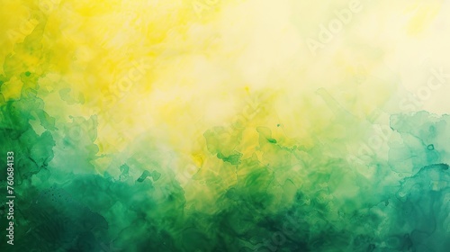  yellow and green watercolor background telephoto lens photorealistic 
