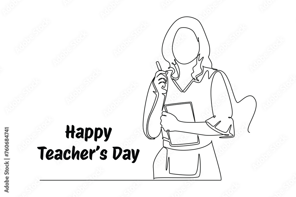 Teachers day, woamn and student in a class Teachers day, woamn and student in a class