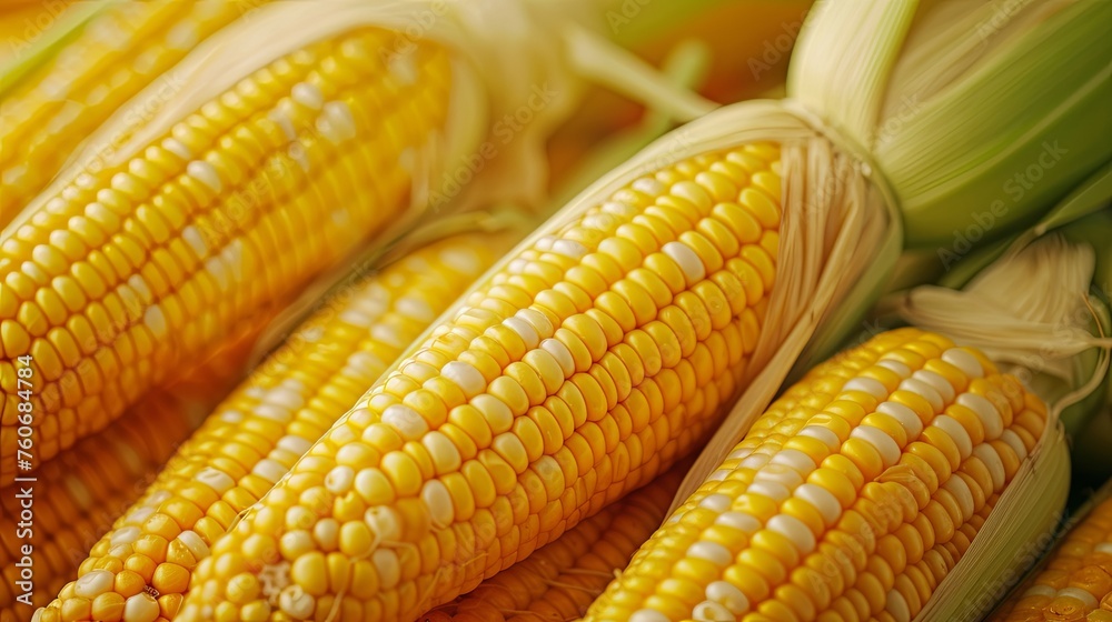 Fresh raw corn prepare with vegetables on kitchen table. Background concept Fresh raw corn prepare with vegetables on kitchen table. Background concept