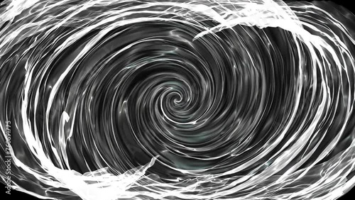 black and white swirl animation 3d trapcode mir.