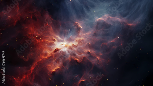 Energy explodes as vibrant nebulae ignite the universe