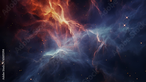 Energy explodes as vibrant nebulae ignite the universe