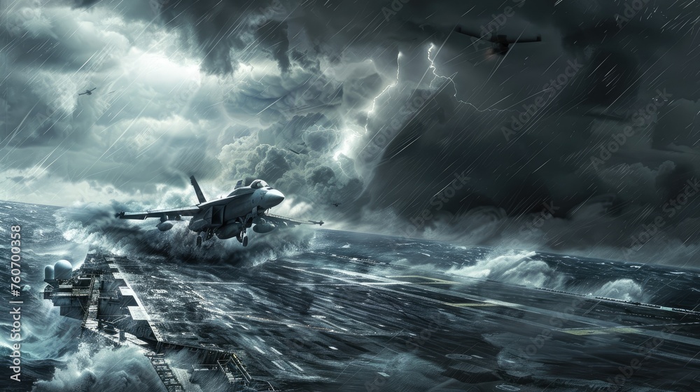 A Modern Naval Warfare Masterpiece - obrazy, fototapety, plakaty 