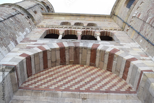church front in Roman empire shape