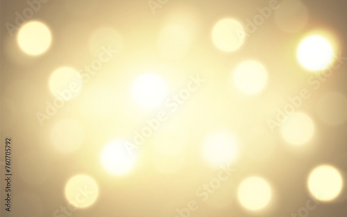 Golden luxury bokeh soft light abstract background, Vector eps 10 illustration bokeh particles, Background decoration