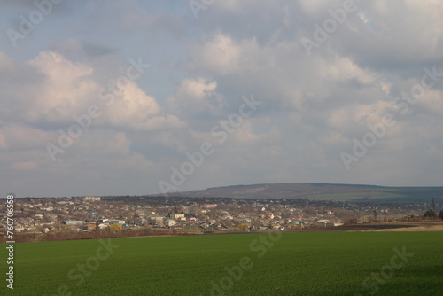 A large city landscape