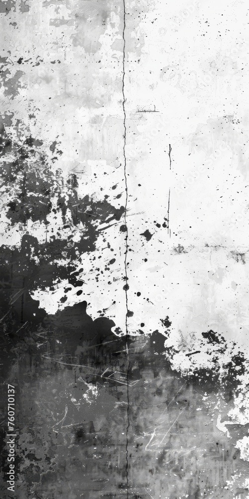 Grunge Background Texture in the Colors Black and White created with Generative AI Technology