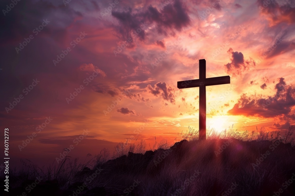 christ, lent concept minimalistic style christ, lent concept minimalistic style