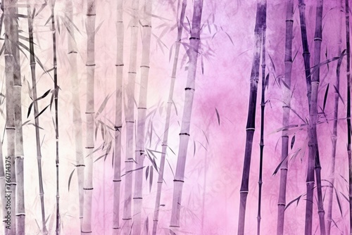 lilac bamboo background with grungy texture