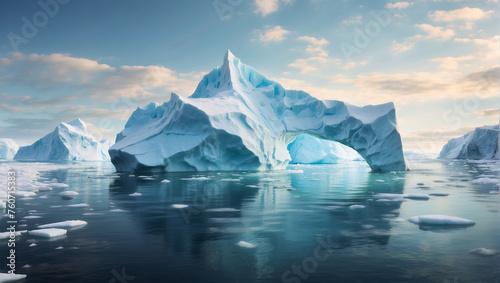 iceberg in the arctic ocean