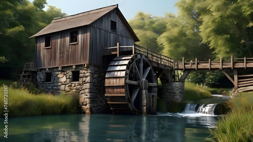 old wooden bridge
