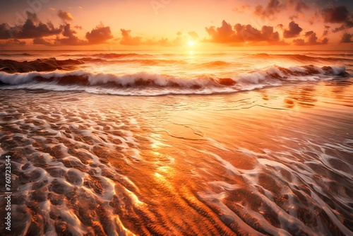 sunset on each the sea water looking soo beutiful
