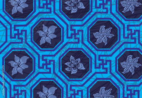 Batik Indonesian: is a technique of wax-resist dyeing applied to whole cloth, or cloth made using this technique originated from Indonesia.