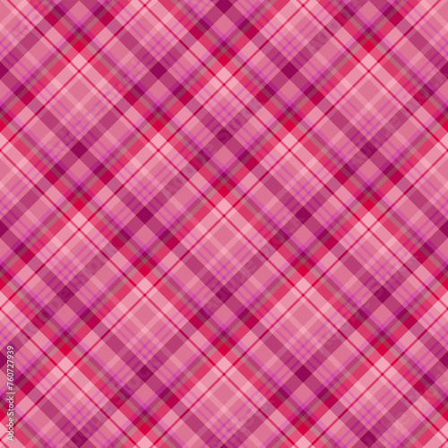 Seamless pattern in comfortable pink colors for plaid, fabric, textile, clothes, tablecloth and other things. Vector image. 2