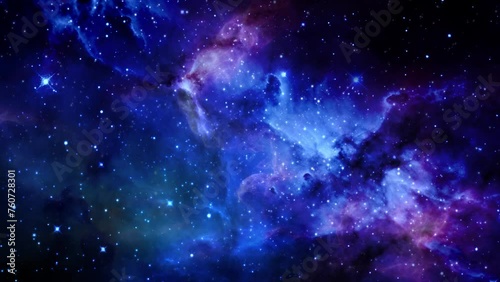 space background galaxy nebula particles photo