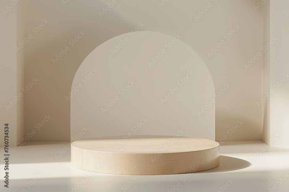 Minimal style podium with for product display Minimal style podium with for product display