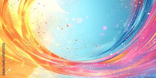 Retro-style abstract motion background with circus-inspired elements in vibrant colors. Concept Abstract Motion Backgrounds, Retro Style, Circus Inspiration, Vibrant Colors