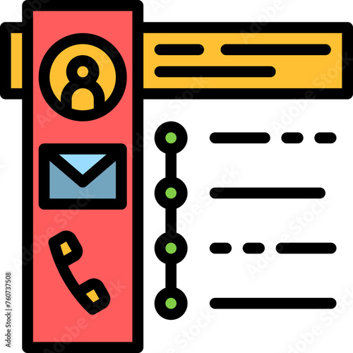 curriculum color style icons