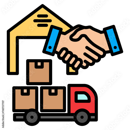Supplier Relationship Icon
