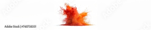exploding red color powder