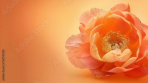 On background, a flower in close-up, spectacularly adorable. A natural greeting, it's a wonderful floral display.
