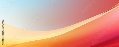 Red and yellow ombre background  in the style of delicate lines  shaped canvas