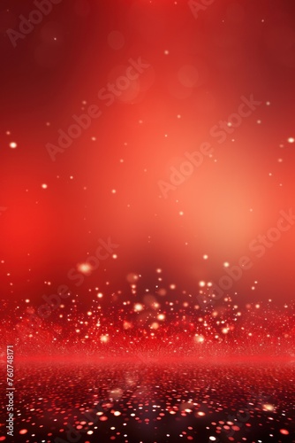 Red christmas background with background dots