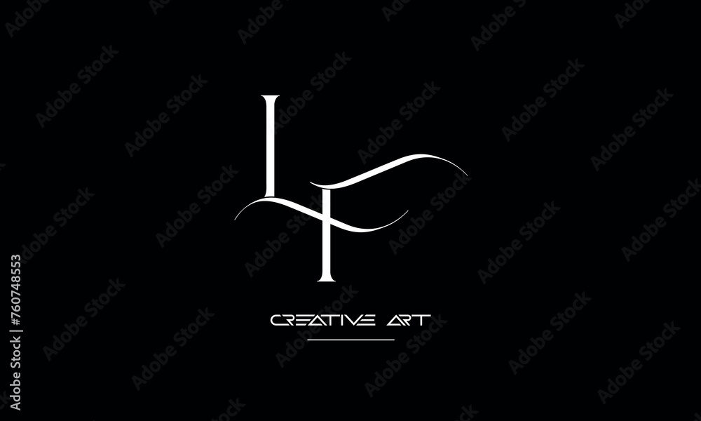 FL, LF, F, L abstract letters logo monogram FL, LF, F, L abstract letters logo monogram