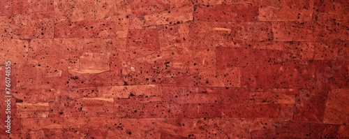 Red cork wallpaper texture, cork background