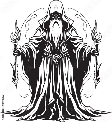 Fotografie Sorcerous Alchemy Adamantine Vector Logo Adamantine Ambitions Emblem of Avarice