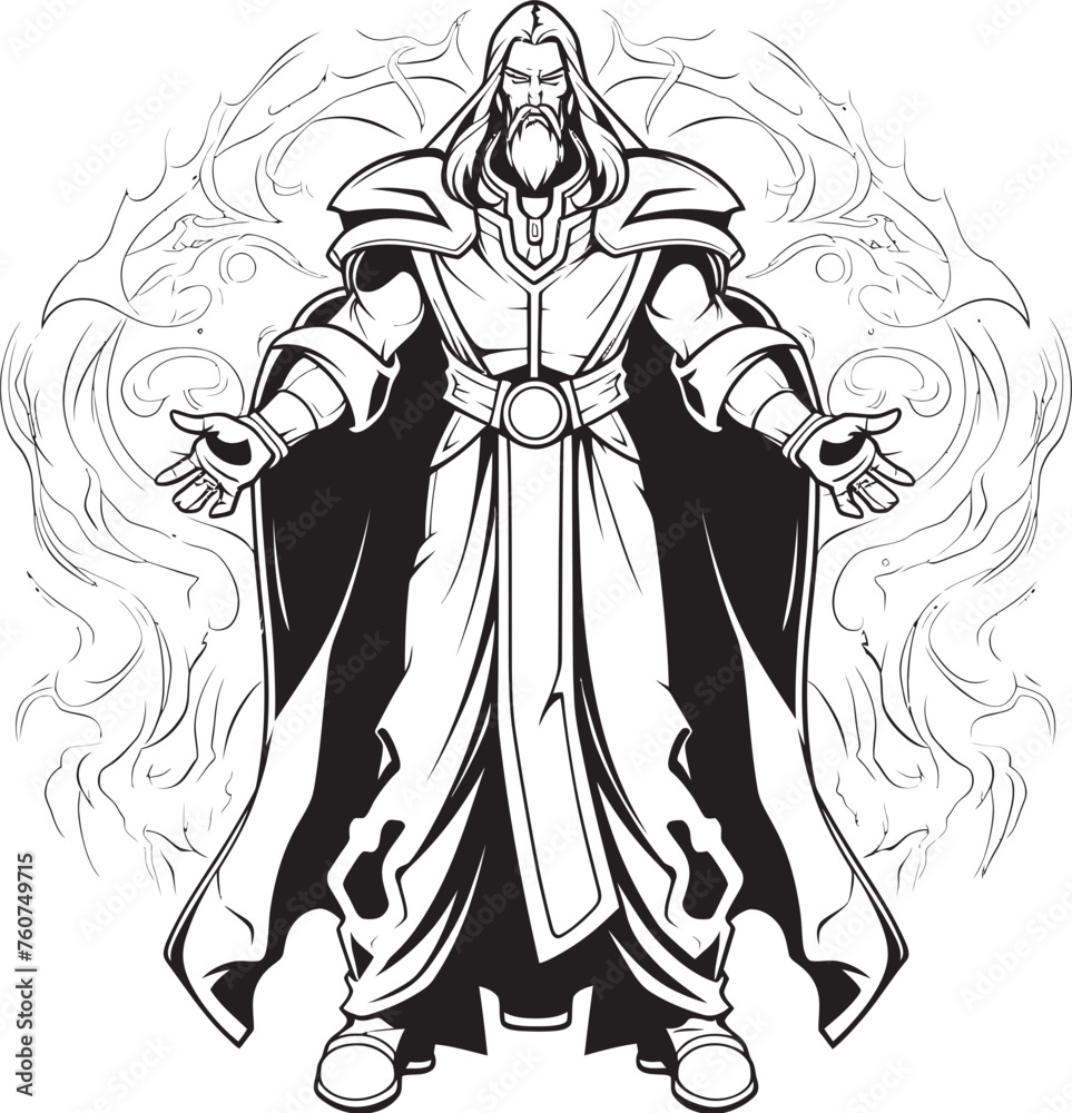 Adamantine Greed Avarices Iconic Emblem Avaricious Sorcery Vector Logo Design of Mercenary