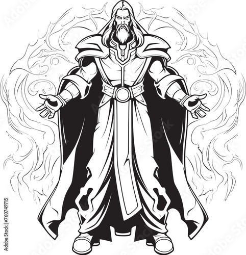 Adamantine Greed Avarices Iconic Emblem Avaricious Sorcery Vector Logo Design of Mercenary