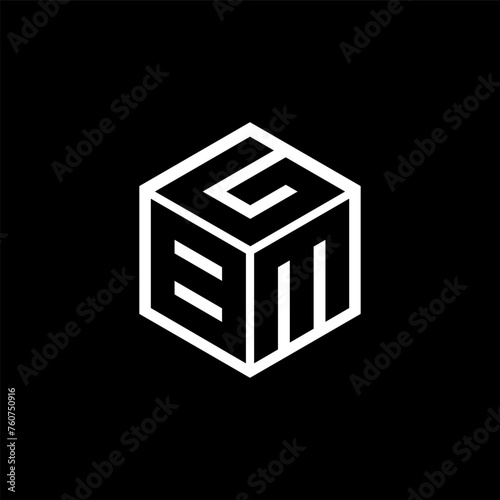 BMG letter logo design in illustration. Vector logo, calligraphy designs for logo, Poster, Invitation, etc. photo
