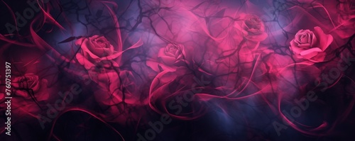 Rose ghost web background image