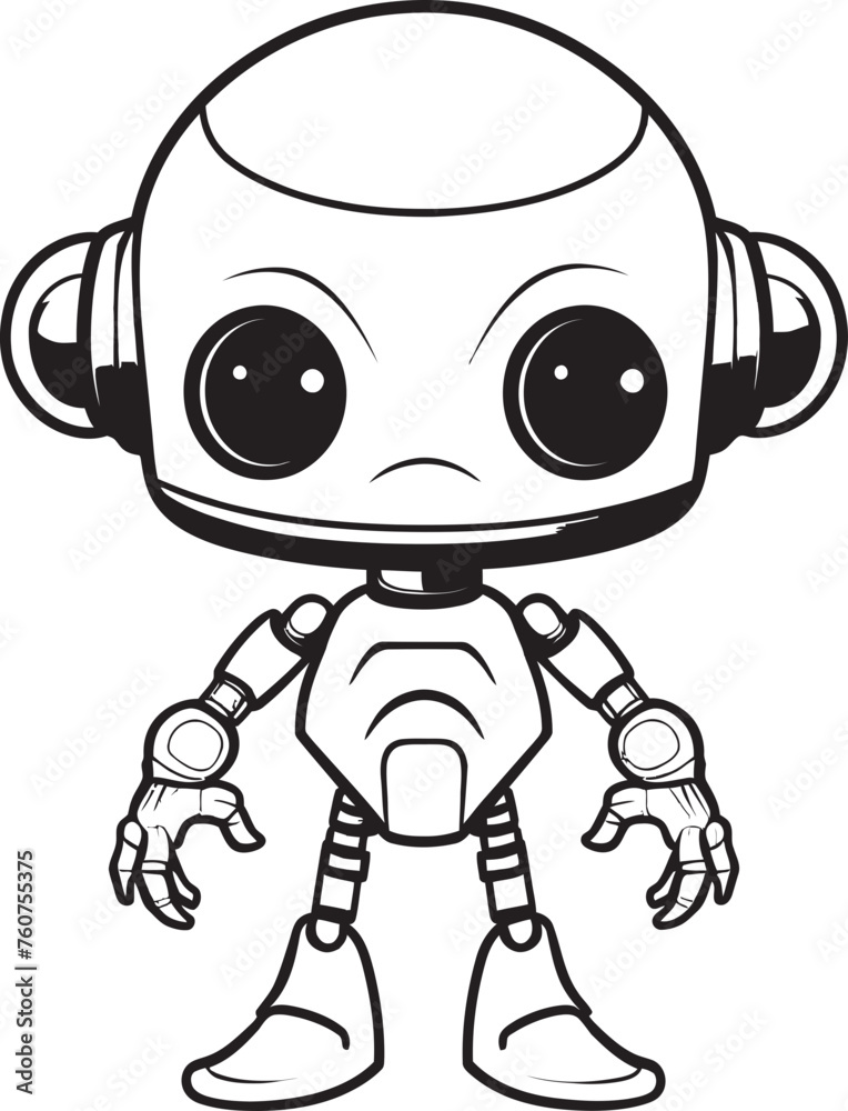 Futuristic Explorer Vector Logo of Alien Bot Mechanical Marvel Extraterrestrial Icon Design Futuristic Explorer Vector Logo of Alien Bot Mechanical Marvel Extraterrestrial Icon Design