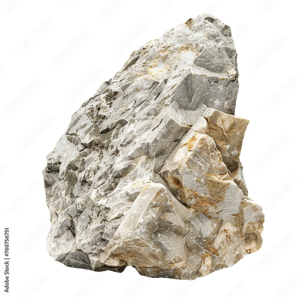 Limestone, transparent background, isolated image, generative AI Limestone, transparent background, isolated image, generative AI