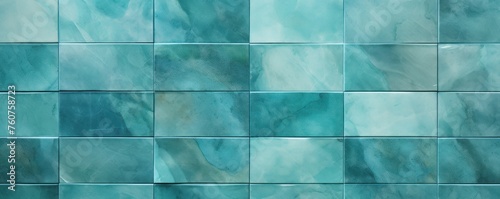Teal marble tile tile colors stone look, in the style of mosaic pop art