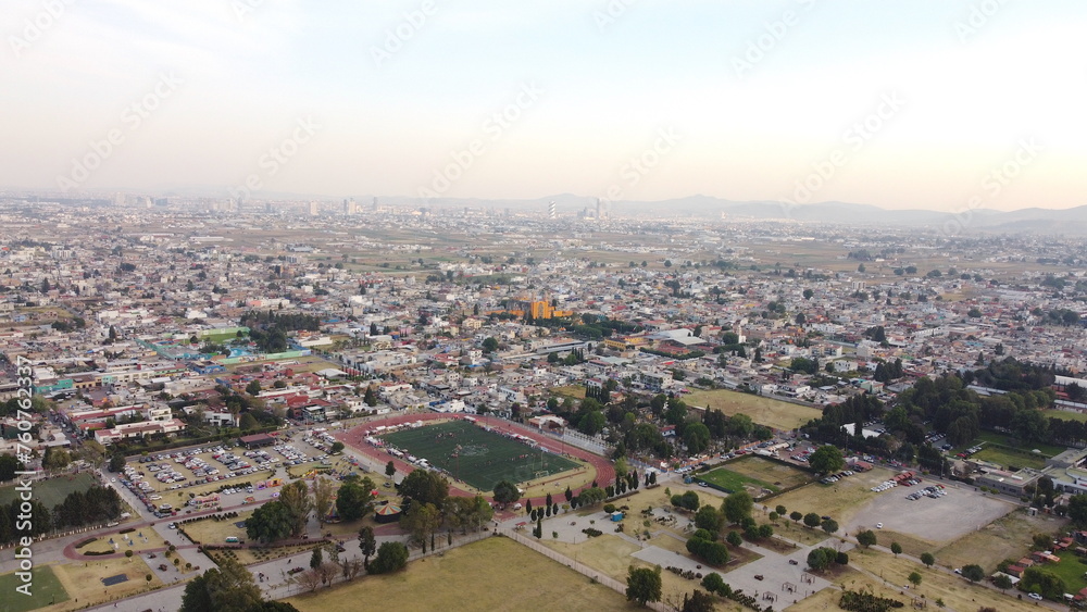 DRONE PHOTOGRAPHY IN SAN ANDRES CHOLULA PUEBLA MEXICO