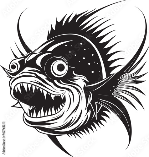 Wicked Warden Angular Creature Symbolism Dark Drifter Sinister Fish Iconography