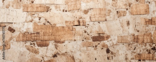 White cork wallpaper texture, cork background