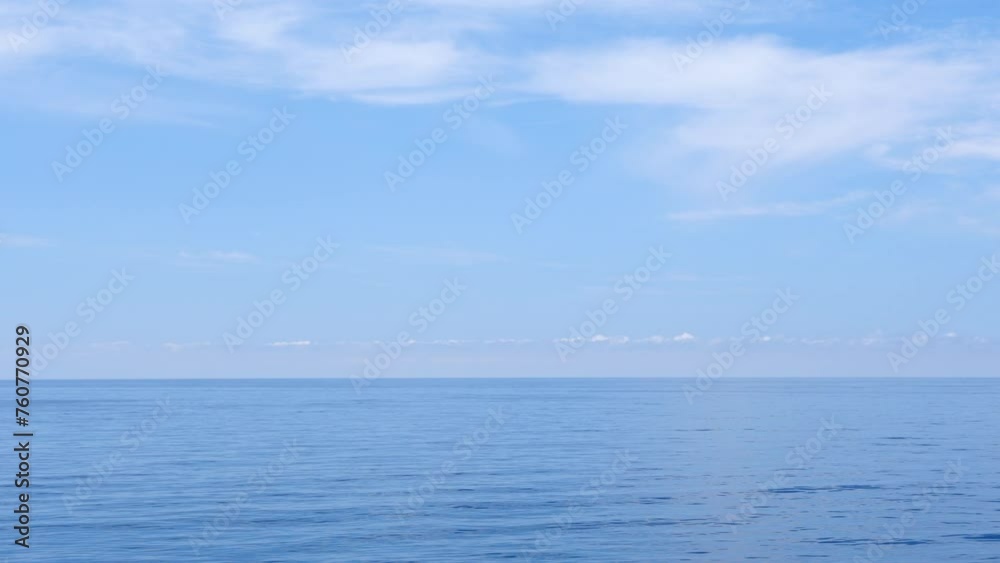 Seascape from the sea. blue sky and sea. Seascape from the sea. blue sky and sea.