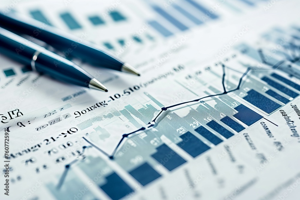 Competitive Businessman trade market. Business graph. Generate Ai Competitive Businessman trade market. Business graph. Generate Ai