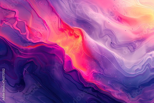 Multi layers color texture. Abstract dynamic fluid colors. AI generative.