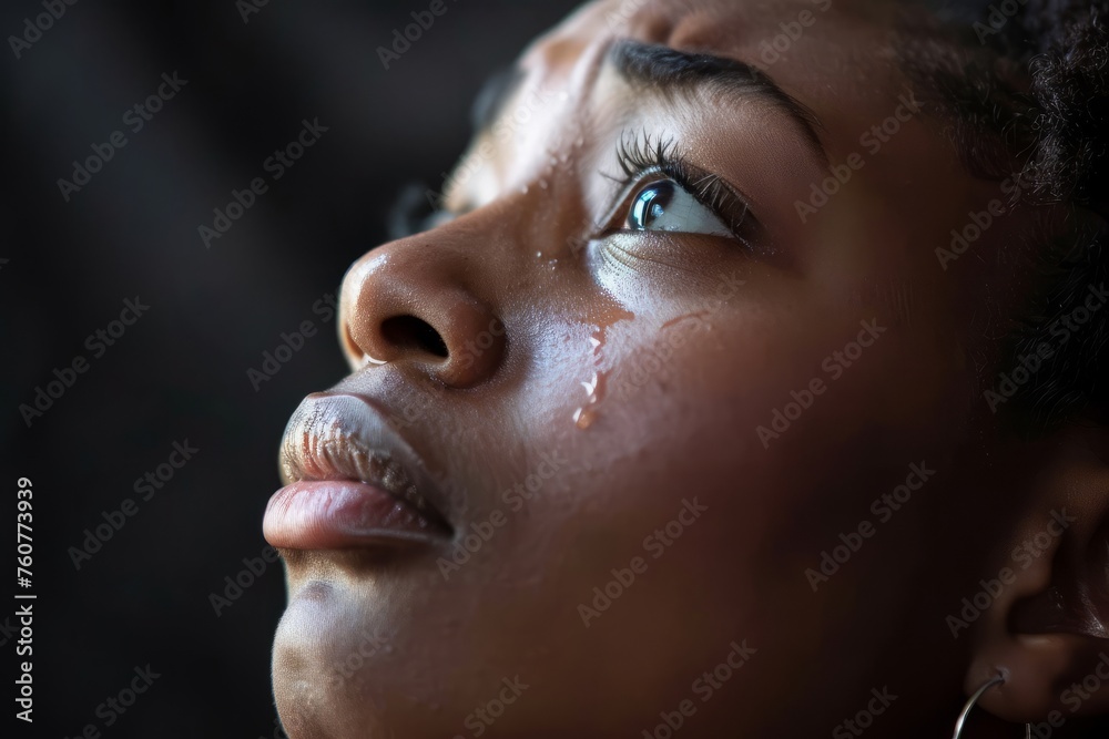 Fototapeta premium People who wept as they watched Jesus suffer