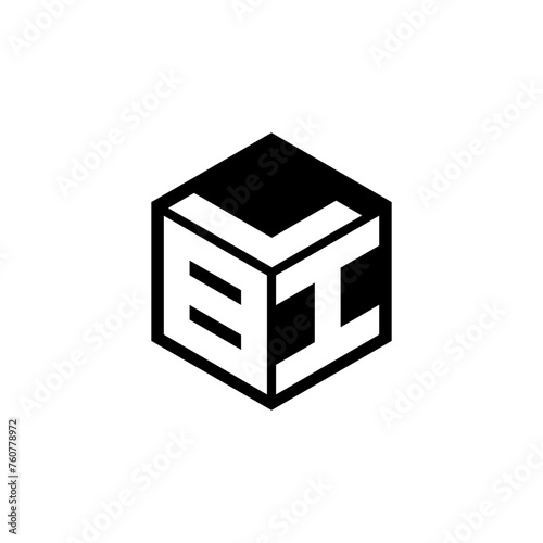 BIL letter logo design with white background in illustrator, cube logo, vector logo, modern alphabet font overlap style. calligraphy designs for logo, Poster, Invitation, etc.