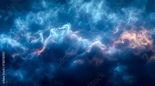 Abstract smoke background. Fantasy fractal texture.