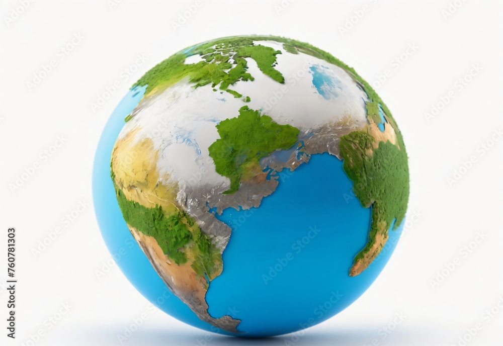 Cute spherical 3d planet photo Cute spherical 3d planet photo
